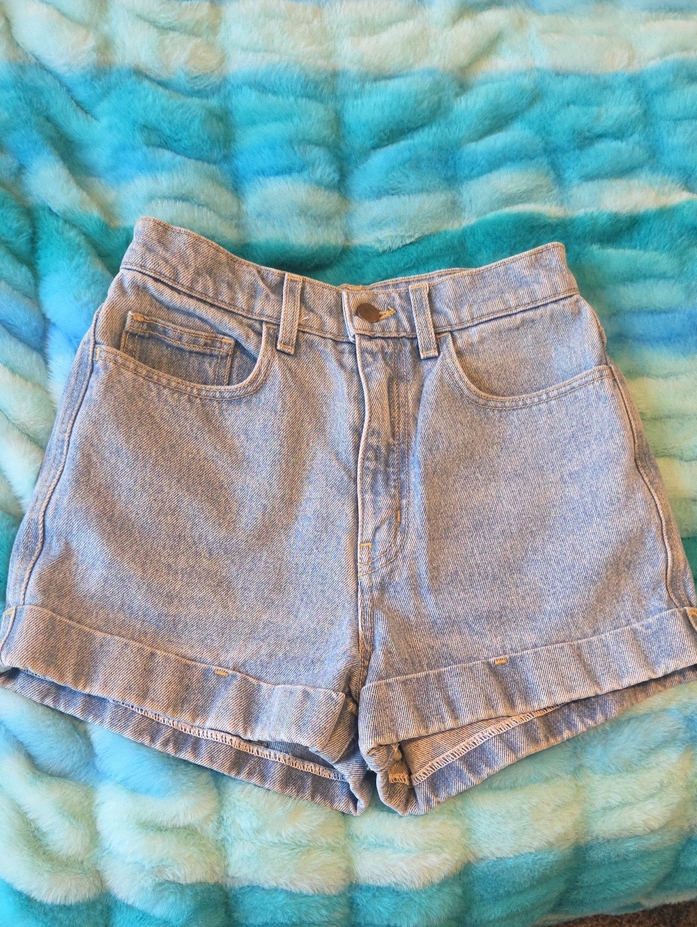 American Apparel High Rise Mom Shorts